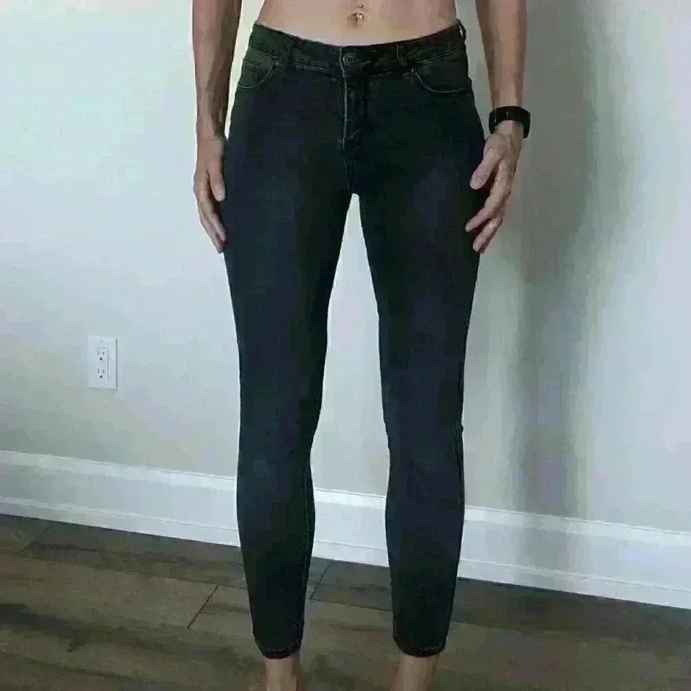 EightyTwo, Jeans, Skinny, Mid-rise, Black, sz:  5